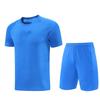 Mens Quick-Dry Sport Set Running Gym Training Short Sleeve Top Shorts Breathable Athletic Wear