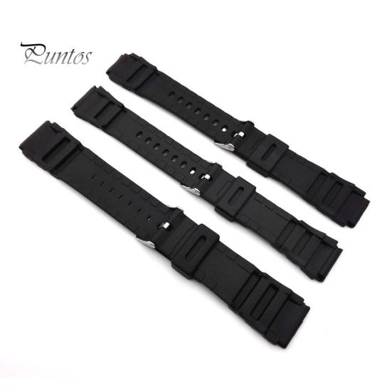 18–22 mm Herren-Armbanduhr aus schwarzem Silikonkautschuk, wasserdicht, für Sport-Armbanduhren