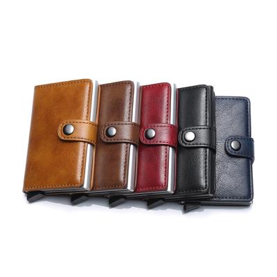 Badiya RFID Blocking Women/’s Leather Bifold Thin Card Holder Wallet Zipper Purse Sapphire blue