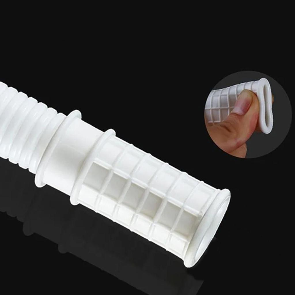 White Drain Hose Pipe Inlet Extension Tube Drainpipe for Faucet Accessories Washing Machine Water Pipe Home Improvement