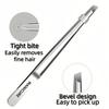 Xiaomi Stainless Steel Slant Tip Tweezers Suitable for Eyebrow Mustache & Facial Hair Trimming Heavy-Duty Eyebrow Clip Makeup Tools