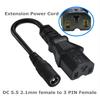 DC 5.5x2.1mm Female Power Cable Adapter to M12 M16 3Pin XLR RCA 8.0x1.6 5.5x2.5 IEC C13 for E-Bike Scooter Charger Accessories