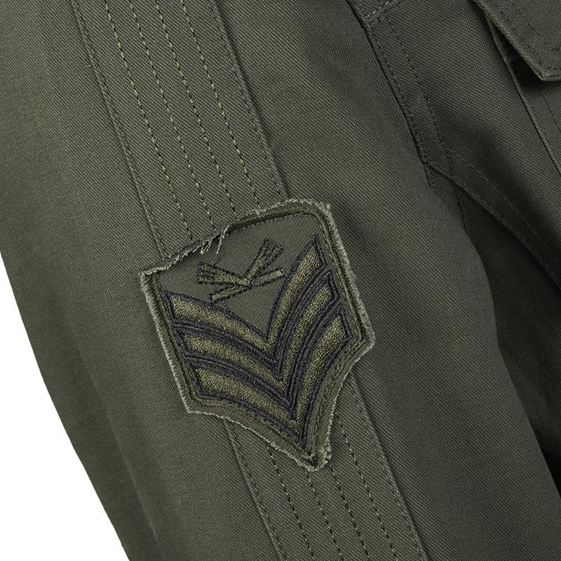 Nuova Giacca da Uomo Militare in Cotone con Pile Attrezzi Taglia Grande Giacca Tendenza da Uomo
