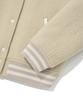 Covernat Woman Varsity Jacket Beige