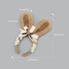 Plush Rabbit Ear Headband Adults Lolita Cosplay Accessory Soft Furry Ears Hairband In Pastel Neutral Tones