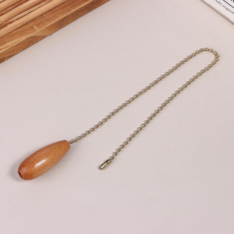 Ceiling Fan Chain Pulls Wooden Pull Chain Pendant Rope Extension Pull Chain Easy Install Removal For Ceiling Light Lamp Fan