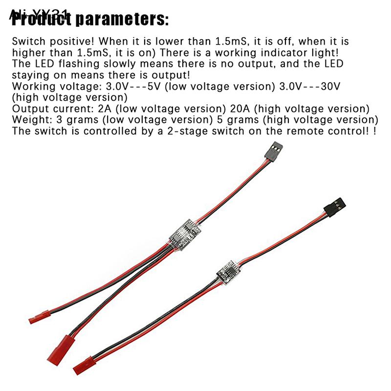 3-30V 2-30A Remote Control Electronic Switch Aerial Model Plant Protection PWM Signal Controller For RC Drone Water Pump