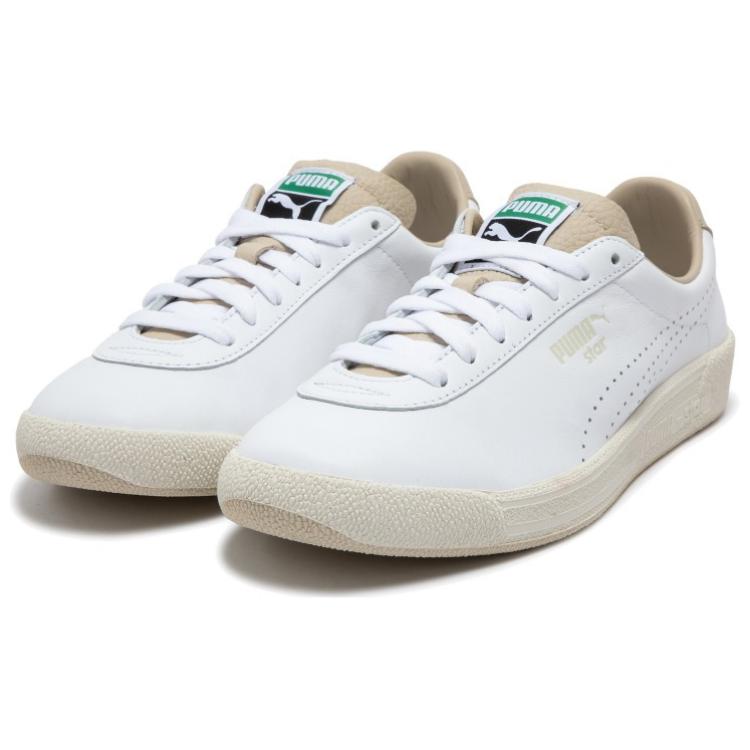 Puma Star Og Premium Comfortable Casual Low-Top Sneakers Unisex Sneakers White Brown 399485-02