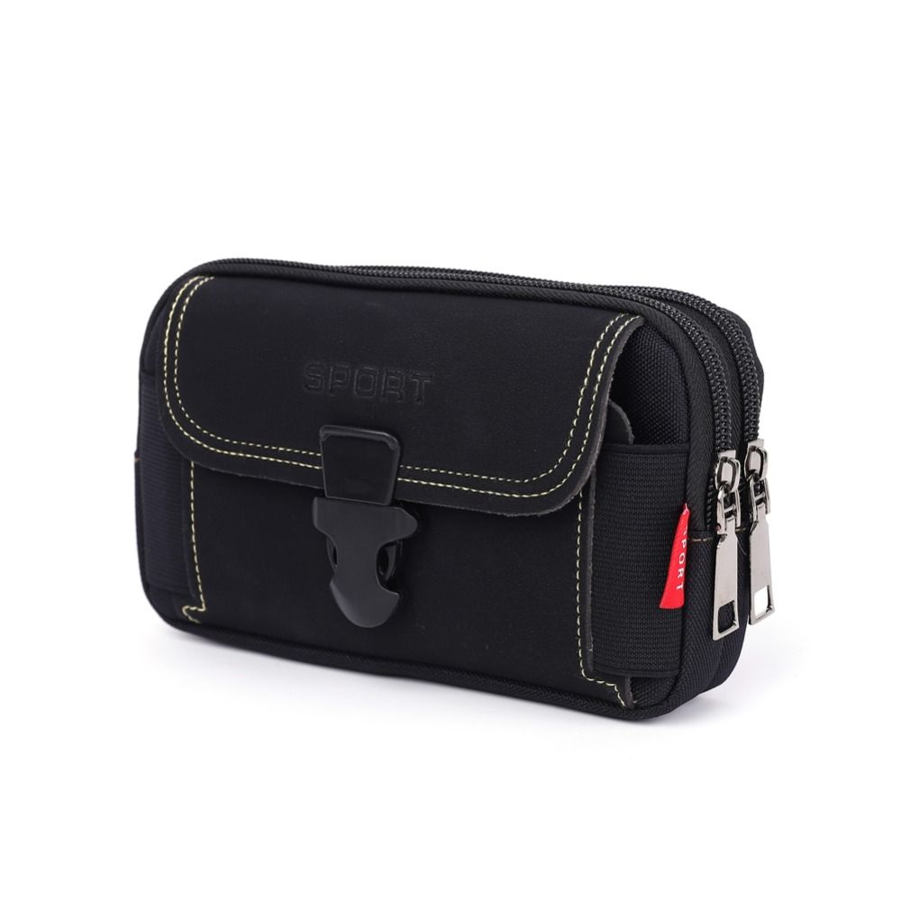 Large-capacity Men Waist Bag Oxford Phone Waist Pack Multi-function EDC Molle Bag Running