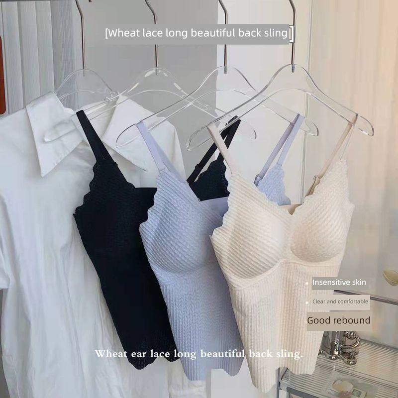 

Красивая спина Экспортировано в Японию Кружевной сексуальный бесшовный бюстгальтер Oat skin M [45.00 kg-52.50 kg]]