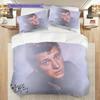 Timeless Elegance Smoke Bedding (1 * duvet cover + 2 * pillowcase, without core) 2D Flat Duvet cover and pillowcase Soft and comfortable