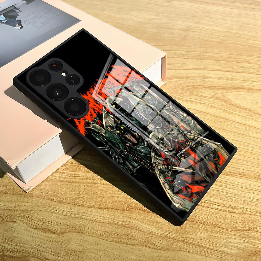 

Чехол для телефона D-Dorohedoro из аниме для S25 Ultra Samsung S24 Fe S22 S20 S23 21 Plus A54 A34 A53 A16 Стеклянная крышка Samsung s25