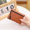 1Pc Mini Coin Bag Pouch Coin Purse Ladies Zipper Wallets Small Women Business Card Holder PU