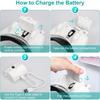 Headband Magnifier Glasses, 1X To 14X Rechargeable Head Magnifier with LED Light, Handsfree Head Mount Magnifying Glass with 6 Detachable