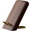 Schwarznuss-Holz-Schreibtisch-Handyständer, Stilvoller Vollholz-Handyhalter für Schreibtisch & Heimdekoration