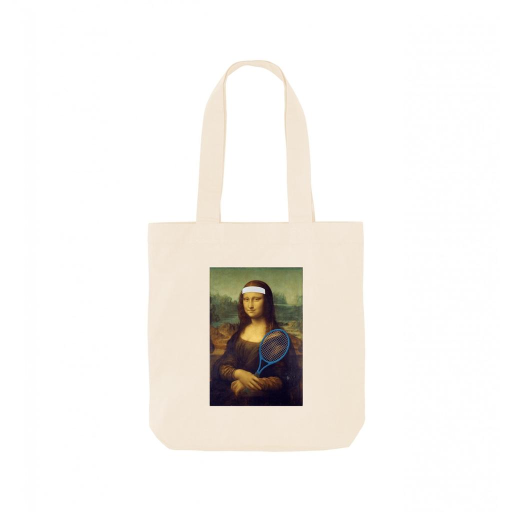 Apoh Tennis Mona Lisa Tote Bag