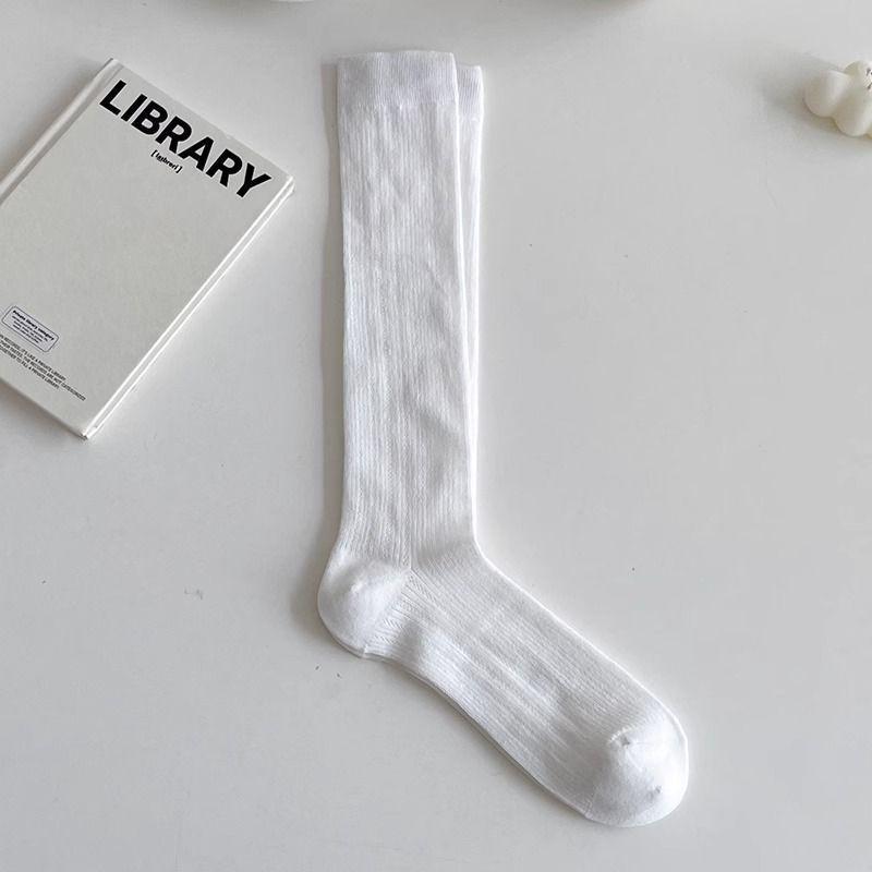 

Dui Dui женские летние тонкие хлопковые сетчатые носки до щиколотки, белые JK длинные в японском стиле 2 Styles (One Size)