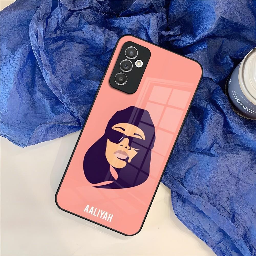 A-Aaliyah Hip Hop Music Phone Case for Samsung Galaxy S24 S23 S22 S21 S20 A24 A34 A54 A53 Note20 M54 Fe Ultra Plus Glass