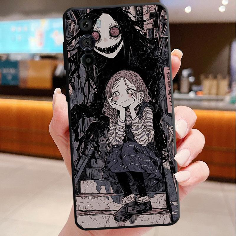 Phone Case For Motorola Edge 60 50 40 Pro 60 50 40 30 Ultra Neo Fusion Moto G Stylus G Anime Girl Art Horror Eyes