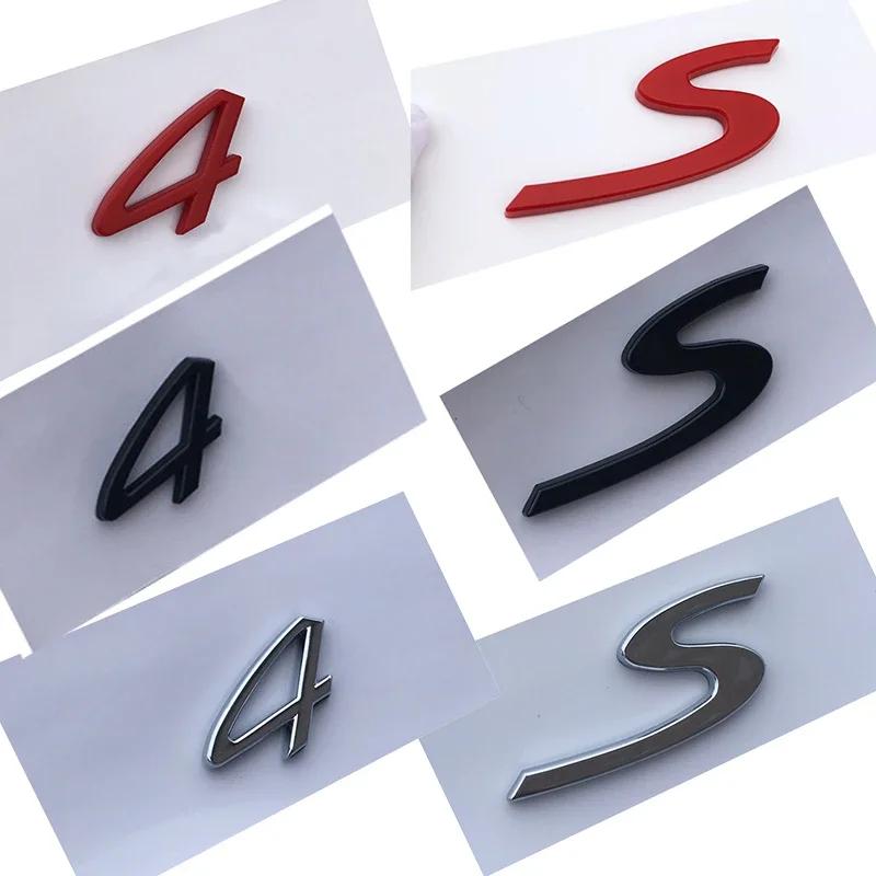 3D Car Model Emblem Accessories GTS Turbo 4 S Logo Stickers