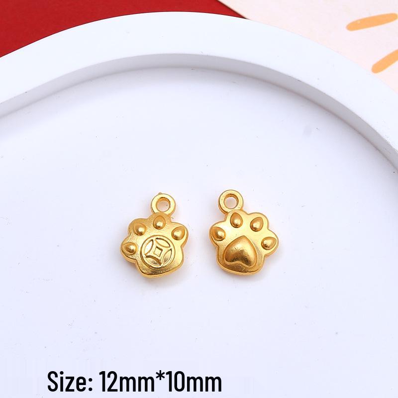 Chinese Style Wealth & Treasures Pendant: Alloy Enamel DIY for Bracelets & Necklaces - New Year Gift