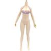 AIEK Scale Figure Super Flexible Seamless Body with Breast Female Body Makeup No Pubic Compatible with S34A TBLeague 1/6 Modification, Body, + 2-Hole