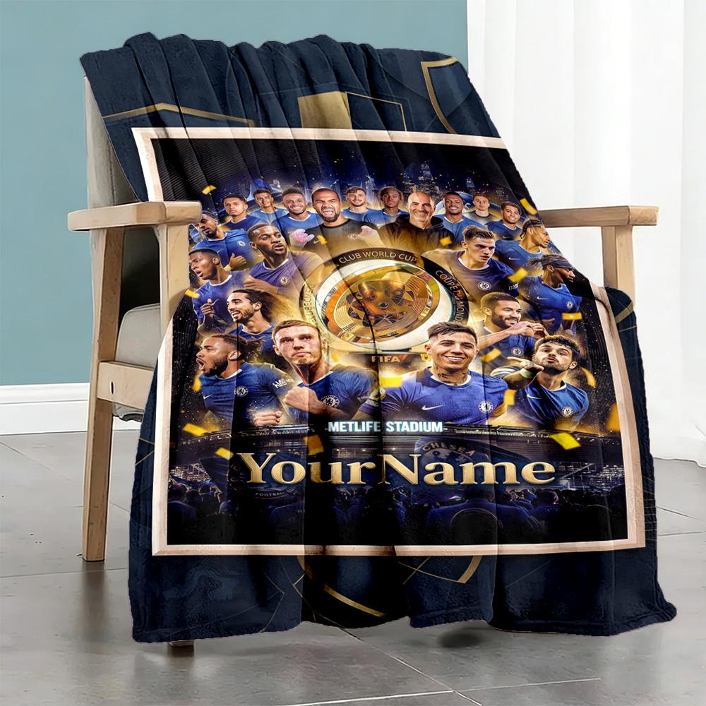 Chelsea Personalized Name Blanket Gift Customizable Blanket Durable Comfort for Sofa Office Chair Chair Livingroom Four Seasons Universal