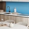 Self-adhesive Vinyl Flooring with Graphics for the Kitchen 120x60 Cm, Blue Color