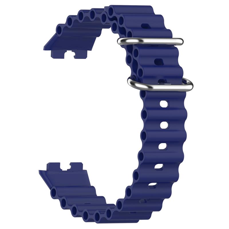 

Ремешок для Huawei Band 9, аксессуары для ремешков, сменный ремешок для умных часов, силиконовый браслет correa для Huawei Band 8 For Huawei Band 9 темно-синий