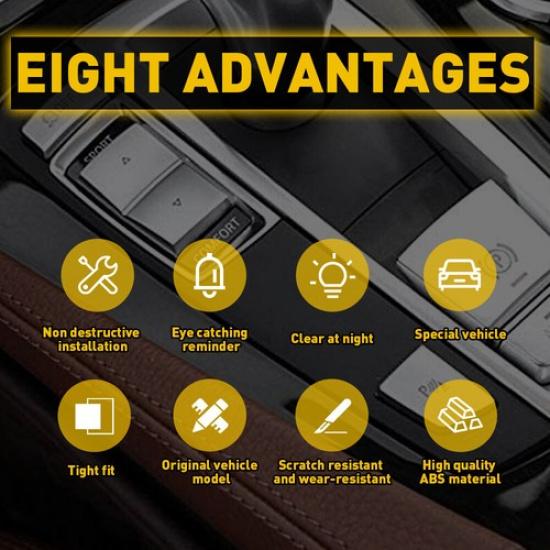 Gear Shift Panel Side Switch P Button For Cover BMW 5 Series F10 X3 F25 2010-17