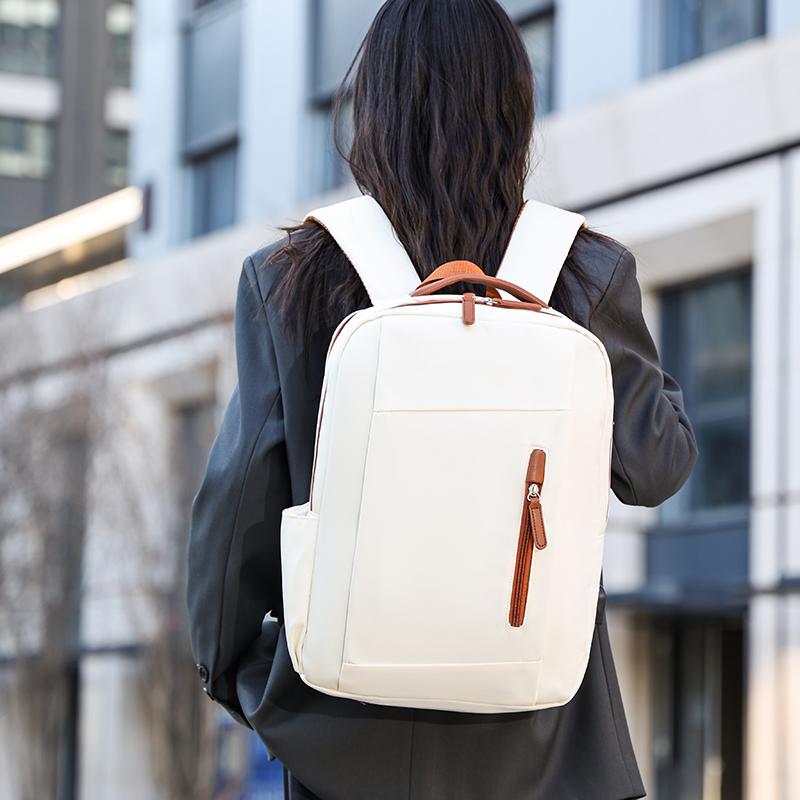 Unisex Large Capacity Laptop Backpack – Waterproof Nylon Travel School Bag for Students & Commuters