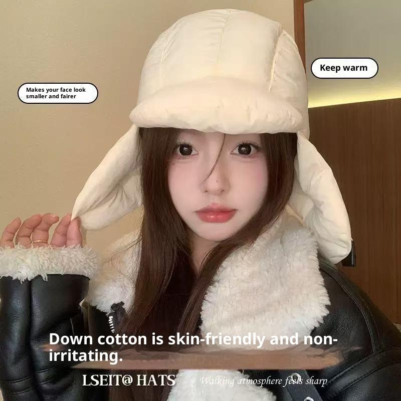 Winter Warmth Bomber Hat for Women,Soft Thicked Earflap Pilot Cap with Adjustable Buckle Closure for Outdoor Activities Sports