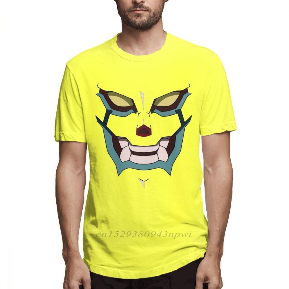 Novelty Tengen Toppa Gurren Lagann T Shirt Punk Rock Mens Tshirt Man Anime Cartoon 100 Cotton Plus Size TShirt