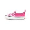 Slip-On Series Low Top Toddler Shoes Pink And White Check Baby Sneaker VN0A348830Z