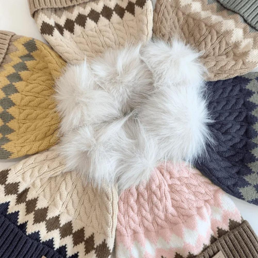 Latest High Quality 2-5 Year Baby Baby Knitted Hat Warm Thicken Kids Earmuffs Cap Windproof Knitted Woolen Hat Autumn Winter