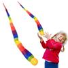 Regenbogen-Schwanzball Umweltfreundlicher Stoff Sandsack Meteorball Sicheres Fangen Schwanz Weicher Ball Kindergarten Schule Sensorisches Kind Trainingsspielzeug