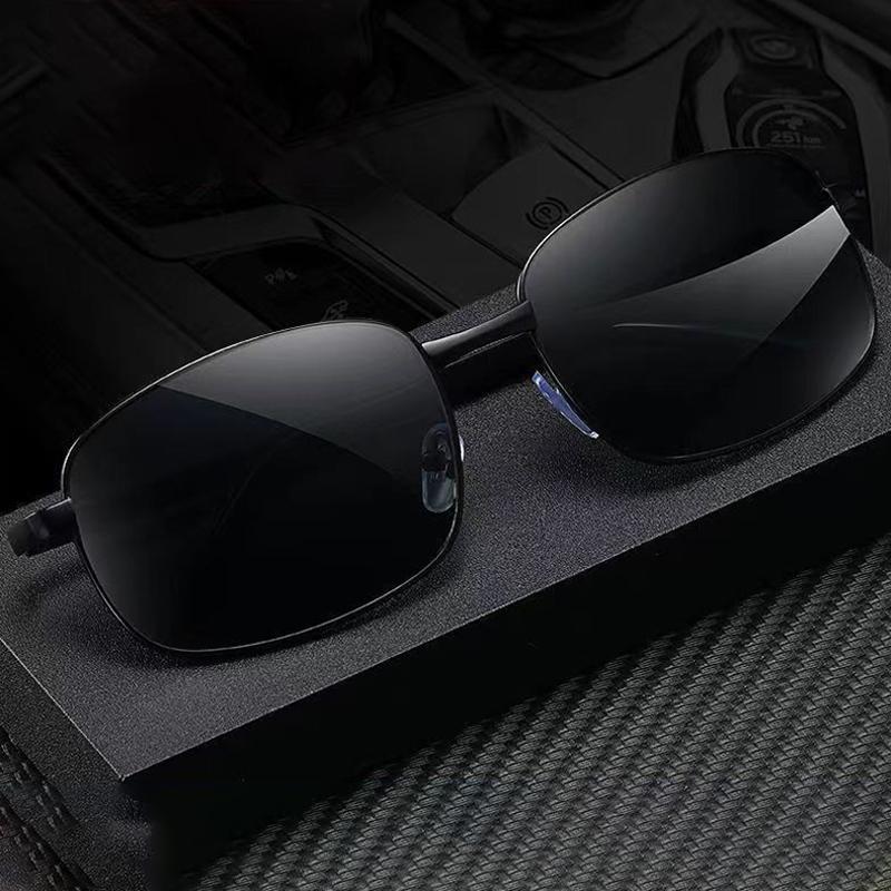 Day And Night Polarized Color-changing Sunglasses Men Driving Fishing Glasses Night Vision Driving Sunglasses Metal