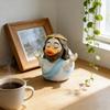Jesus Duck Figurine Collectible 3D Printed Christian Duck Figures Religious Little Jesus Duck Ornament for Desk Car Dashboard Decor