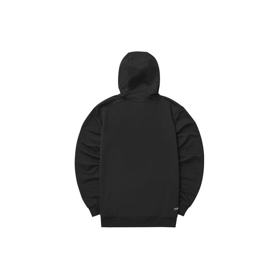 Skechers Letter Embroidery Logo Hoodie Unisex Hoodies Carbon-Black L421U129-0018