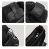 American Retro Large Capacity Crossbody Motorcycle Bag Black Tote Bag Hobo Bag Girls Bag Messenger Bag