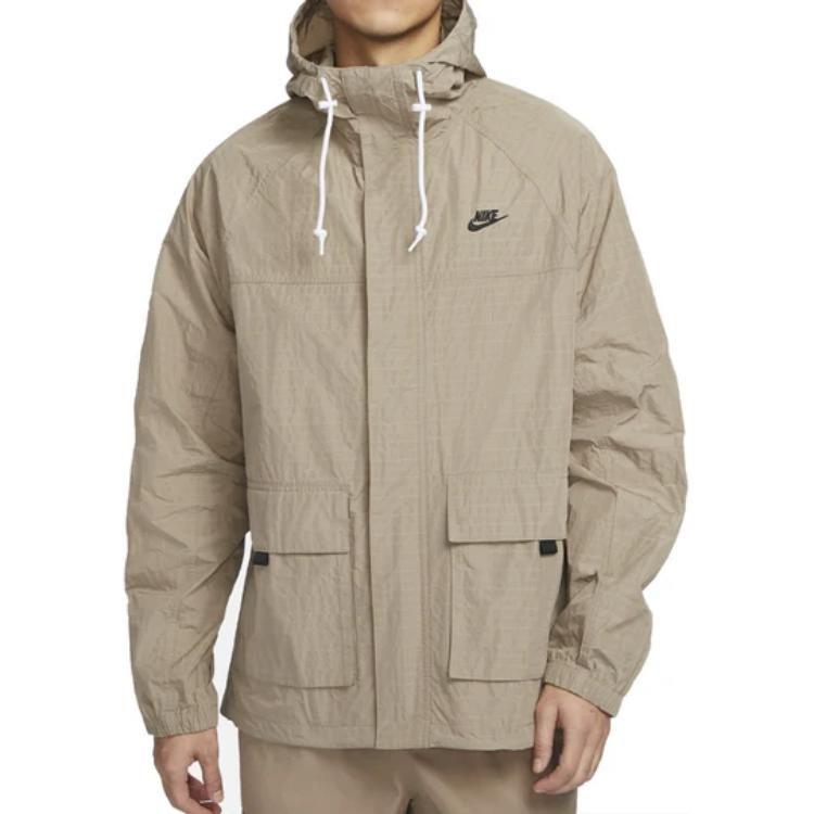 Nike Klubové bundy a kabáty Pánske Khaki FN3109-247