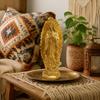 Unique Bookcase Accents Our Lady of Guadalupe Religious Statue, Virgin Mary Figurine, Resin Sculpture, Statement Piece for Cabinet Inspirational