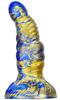 Fantasy Nirp Dildo 15 X 5.3cm Blue-Gold - MetallicAnal - Unusual Dildos