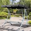 Swing Top Cover Waterproof Sunshade Swing Chair  or for Garden Courtyard Patio