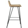 Chaises de bar - vidaXL - Lot de 2 - Rotin naturel - Beige - 46x48x79 cm
