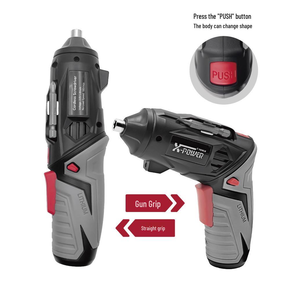 3.6V Rechargeable Mini Cordless Screwdriver with Special Storage Design