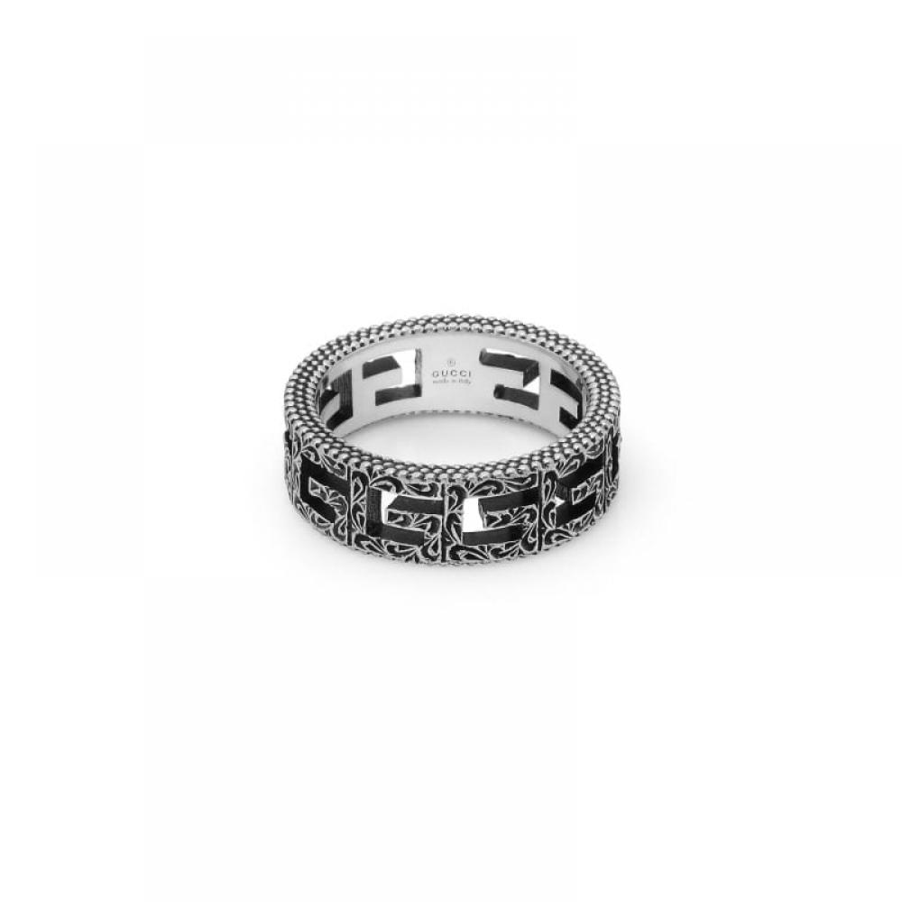 Gucci Cube G Square 6mm Silver rinG Ybc576993001