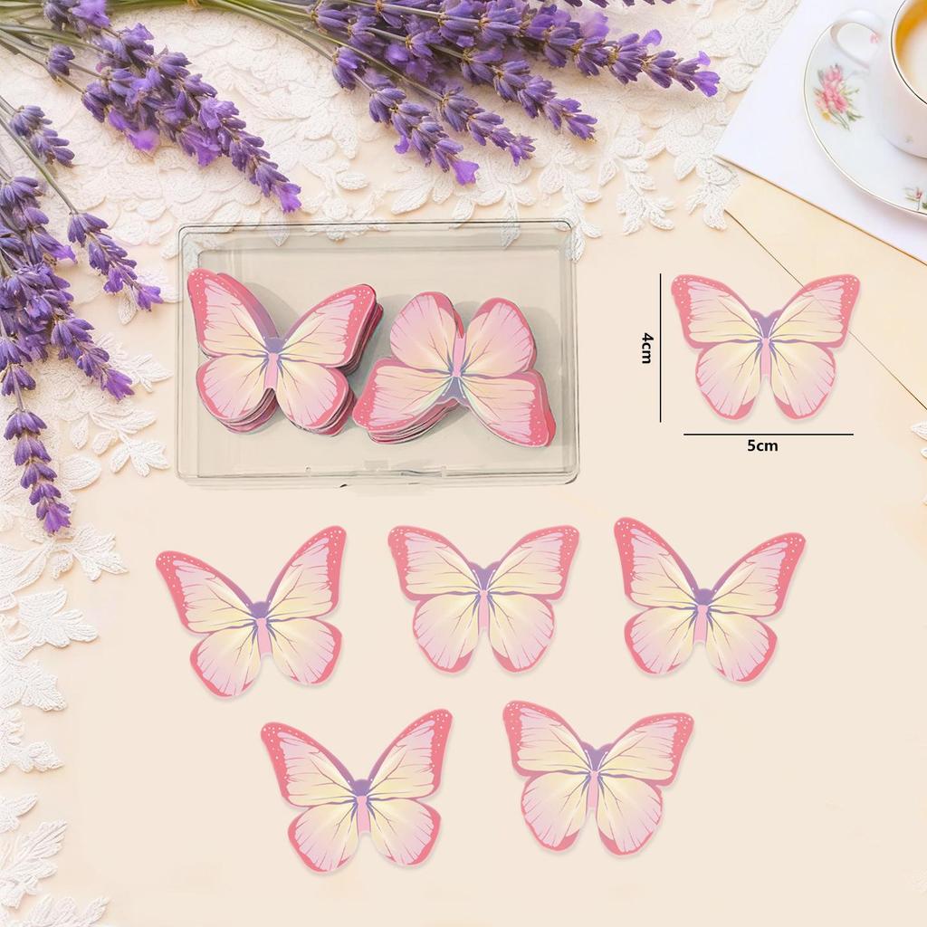 Edible Wafer Paper Butterfly Decoration for Desserts and Cold Dishes