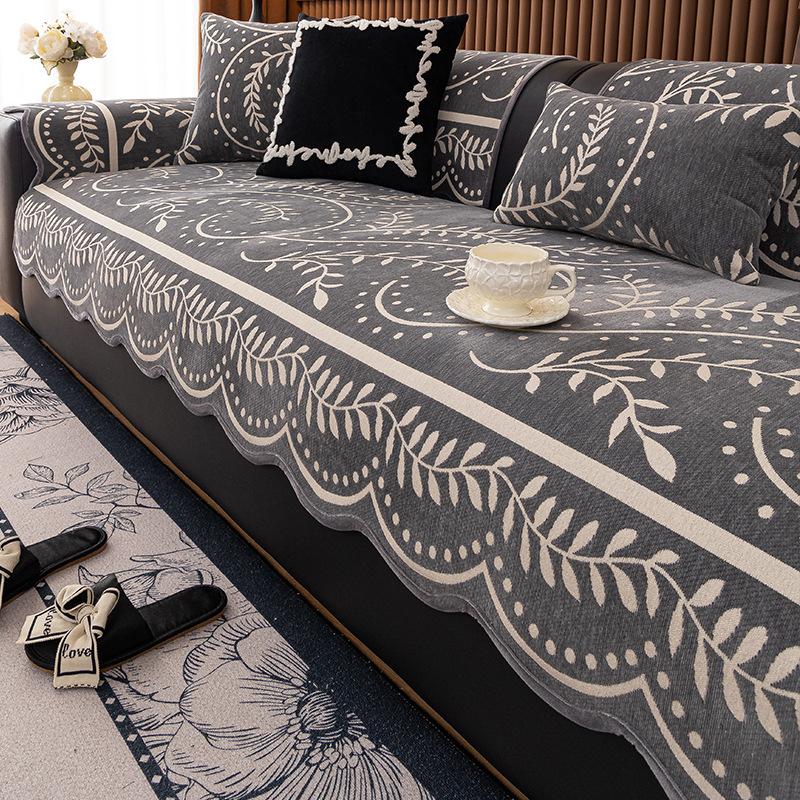 

One-Piece Special-Shaped Irregular Combination Sofa Cushion New Light Luxury High-End Straight Row Sofa Cushion 90*70cm