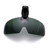 Polarized Clip Sunglasses for Men Women Frameless Flip Up One Piece Shield Lens